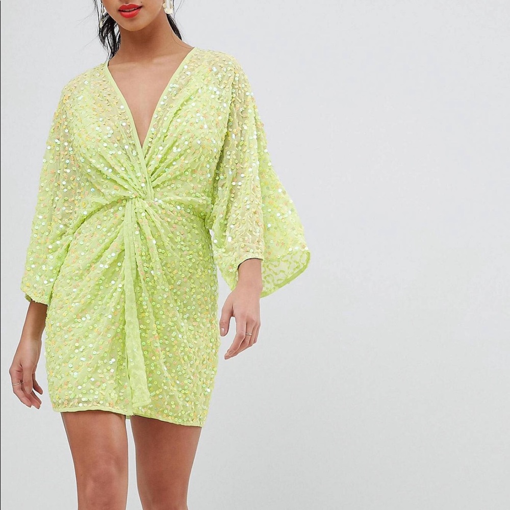 Kimono sequin dress
